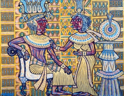 Arte Egípcia: Tutaknamon e sua esposa/2007