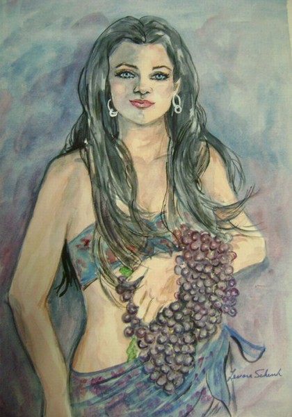 Lady of the grapes