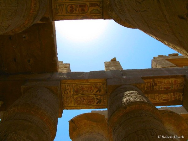 Karnak Temple Ceiling Reliefs 
