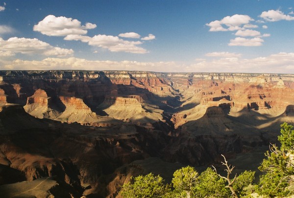 Grand Canyon in shadows