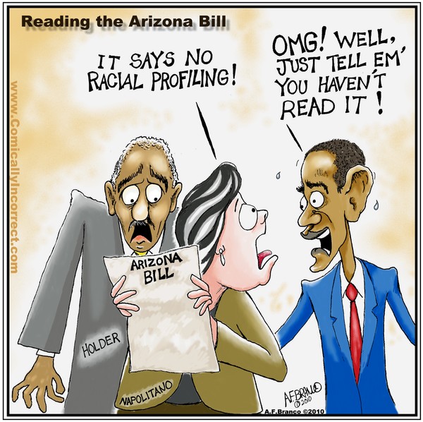 Reading Arizona Bill ( Cartoon )