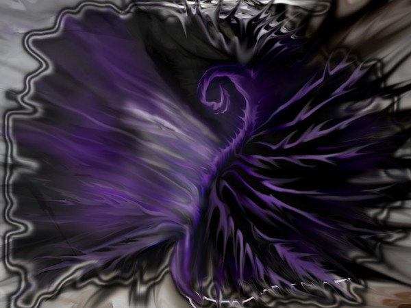 purple creature