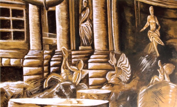 Restaurant Mural Detail