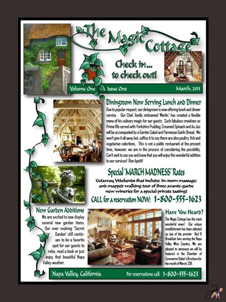 The Magic Cottage Newsletter