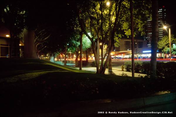 Central Ave at Night