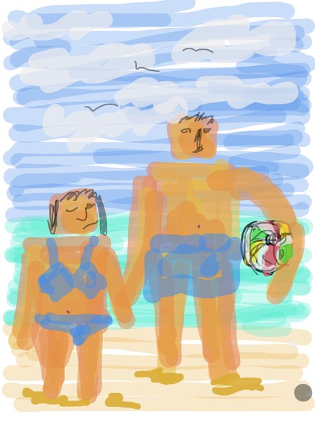Couple at the Beach