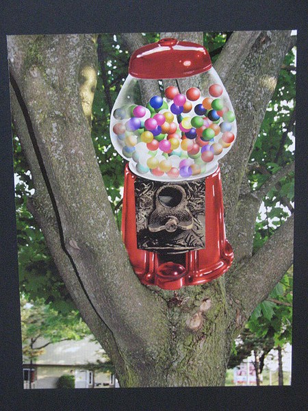 Bubble Gum Machine in Tree
