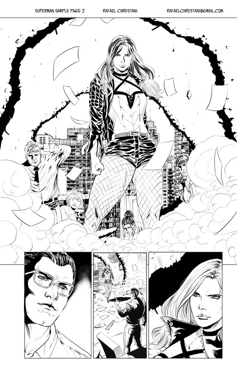 Sample page Black Canary