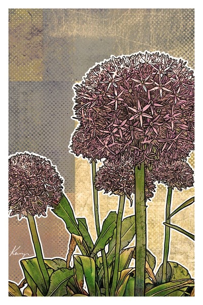 Modern Florals: Allium Blossom