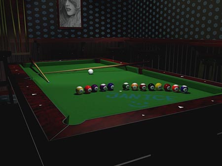 The Birthday Pool table