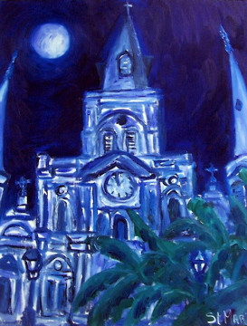 Cathedral by Moonlight