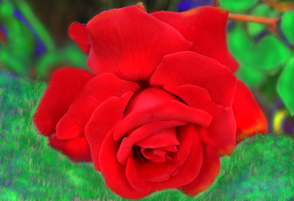 GIANT RED ROSE FROM MIGUEL'S GARDEN