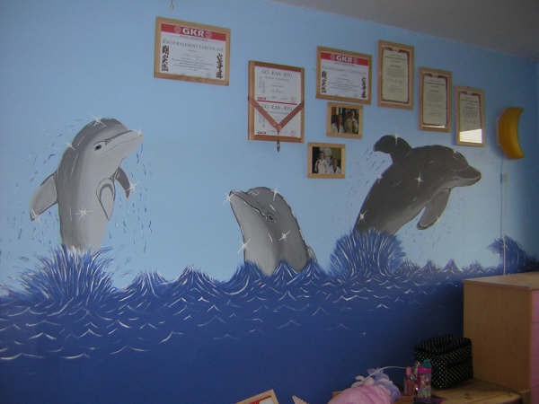 Dolphins Mural