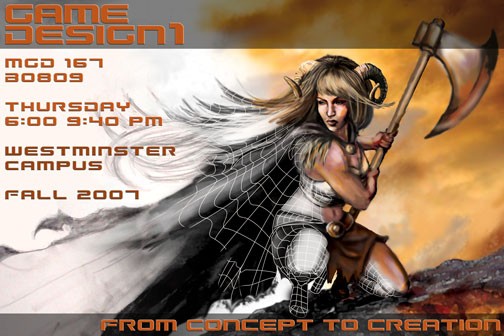 Game Design Poster