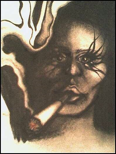The Smoker (close-up)