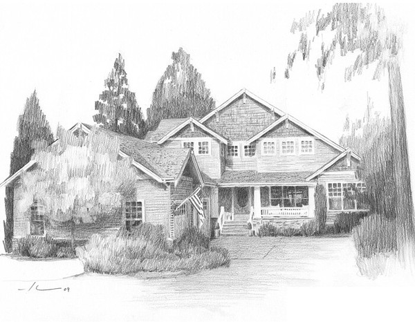 wp-lg house portait drawing
