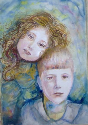 Portrait of Nora and Max