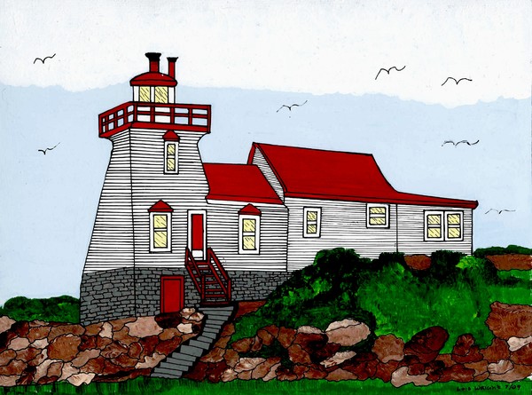 lighthouses paintings