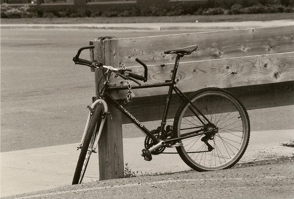 ... an leave bicycle...