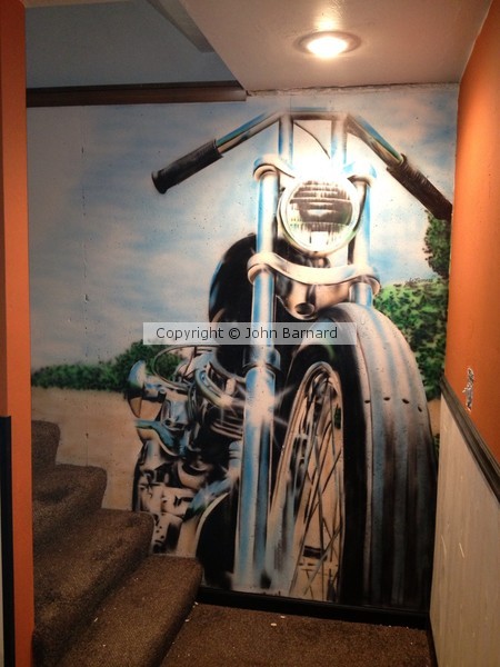 Motorcycle Wall Mural