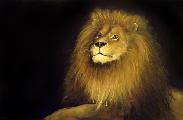 Lion king pose