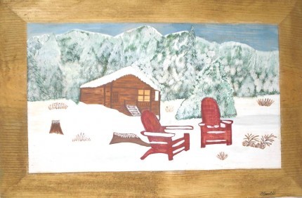 Original Winter Mountain Cabin