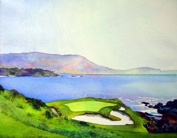 Pebble Beach Golf course 7th hole