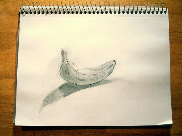 banana sketch.