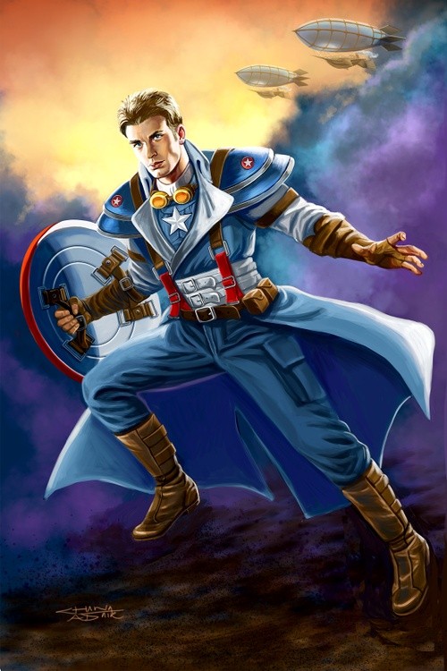 Steampunk Captain America