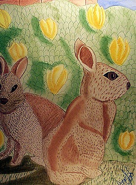 two hares
