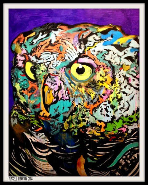Mardi Gras owl without Sleep 2014 by Russell Frant