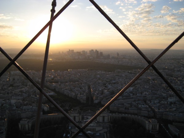 Sunset over Paris