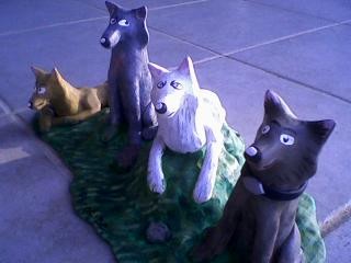 Wolfs Rain sculpter!