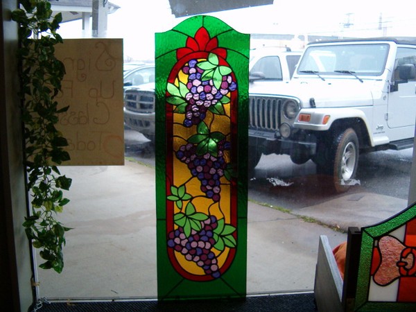 commissioned grape window