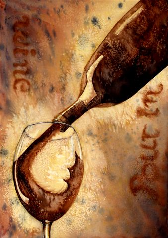 Pour in wine