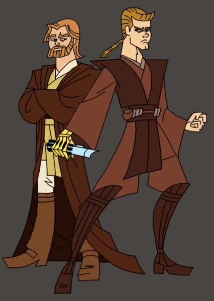 Obi-Wan and Anakin