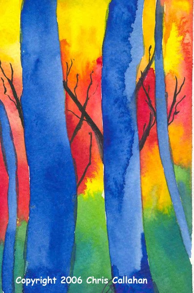 Winter Fire ACEO