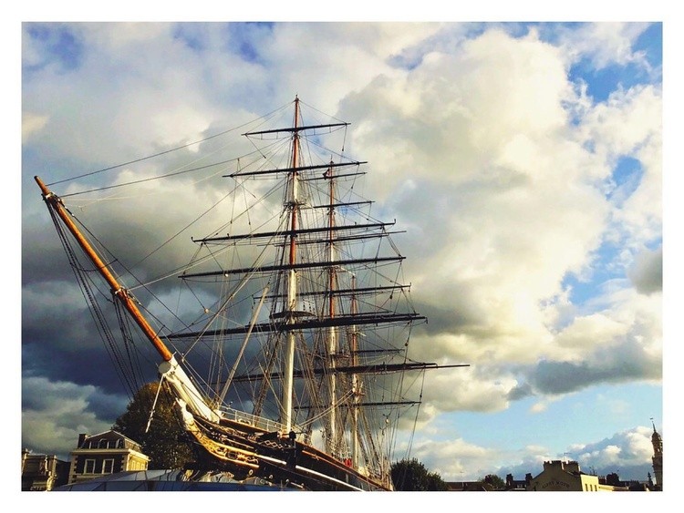 Cloud formations forming over the Cutty Sark Greenwich London londoncuttysark greenwich ship clipper