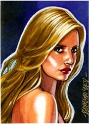 Buffy Sketch Card Commission