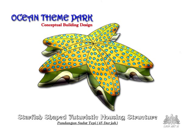 Oceanic Conceptual Houses - Starfish