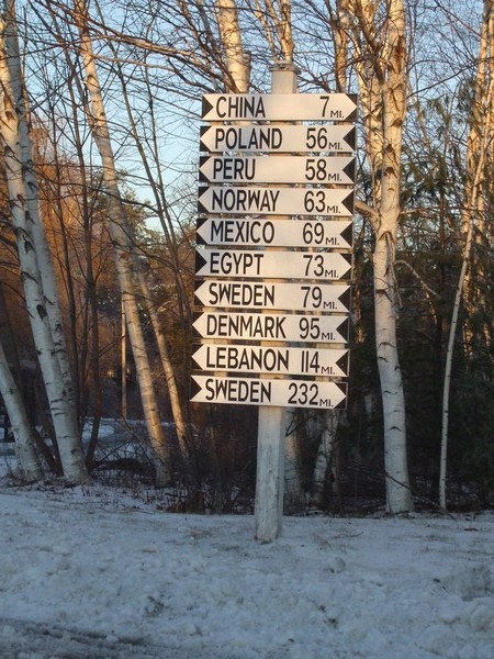 sign for many countries