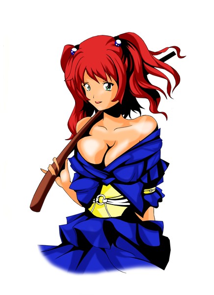 samurai girl colored