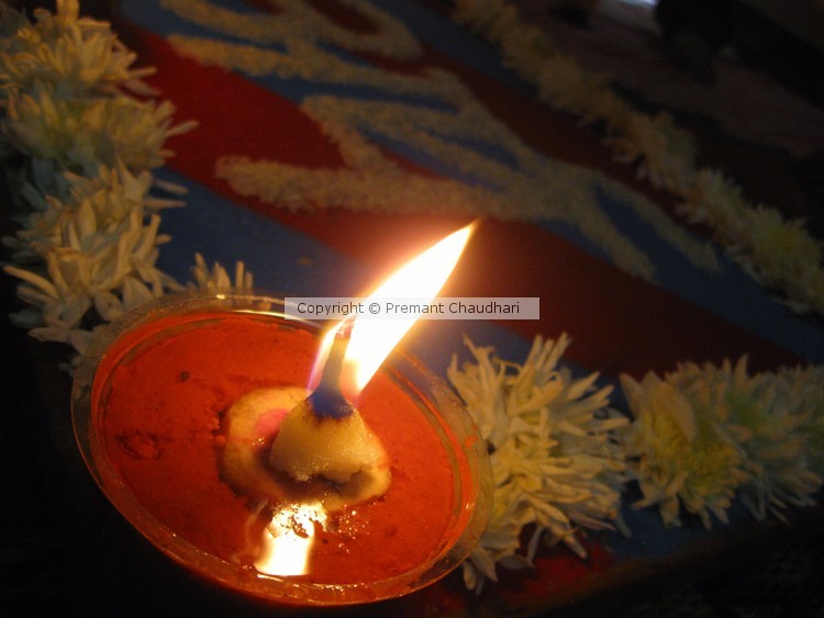 Indian Festival Candle