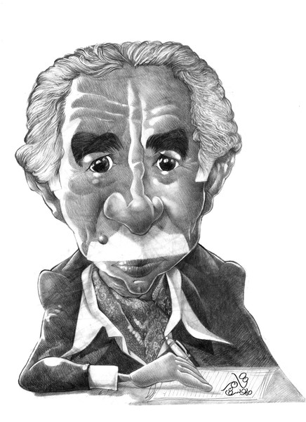 Gabriel García Márquez by Tamer Youssef