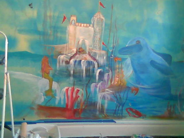 under the sea mural-10
