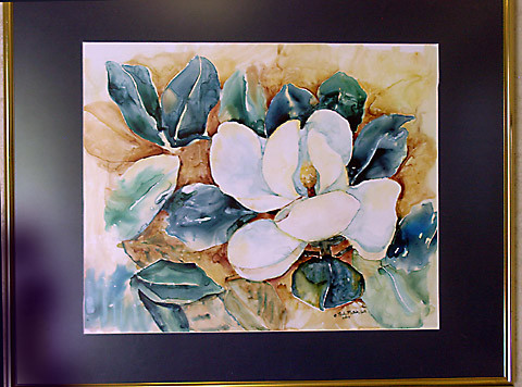 yupo magnolia watercolor