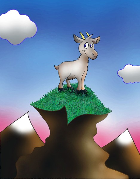 Goat on a Mountain