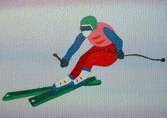 *OLYMPIAN SKIER* -  SOLD