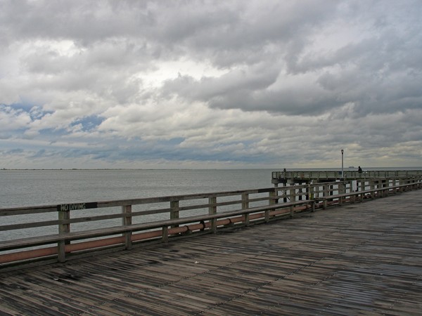 Clouds Over Coney Island Pier