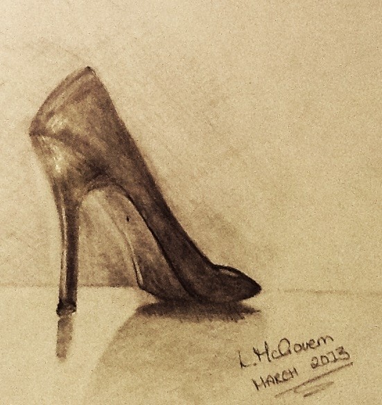 My drawing of a ladies stiletto